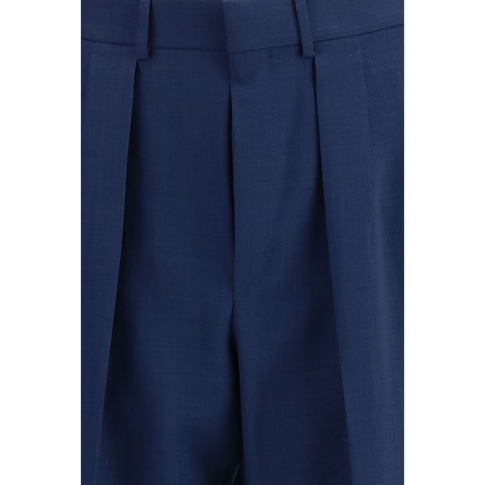 Pantalon de costume bicolore en laine Tom Ford