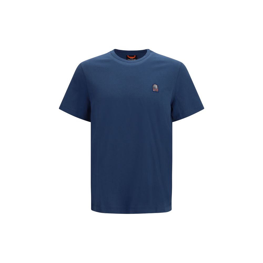 T-shirt en coton bleu Parajumpers