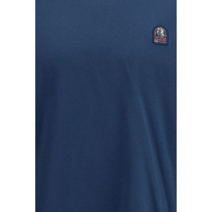 T-shirt en coton bleu Parajumpers