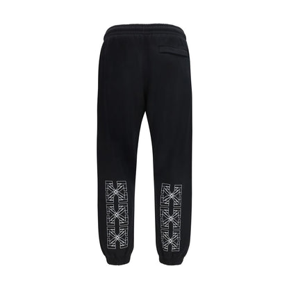 Pantalon de jogging en coton noir Off-White (pantalon de sport)