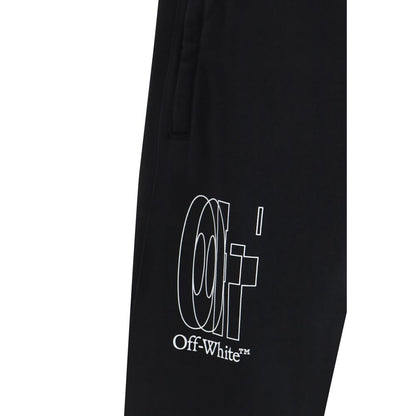 Pantalon de jogging en coton noir Off-White (pantalon de sport)