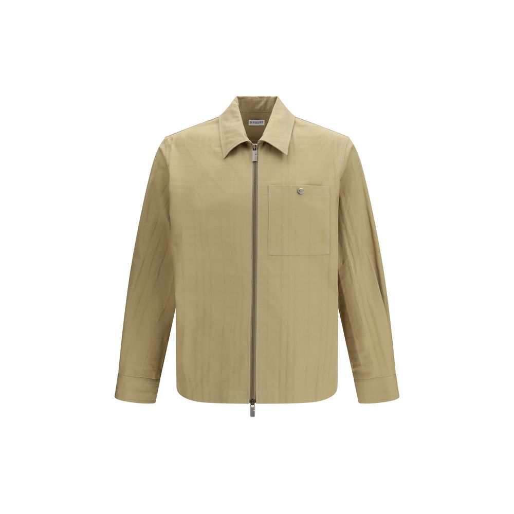 Vestes et manteau en coton beige Burberry