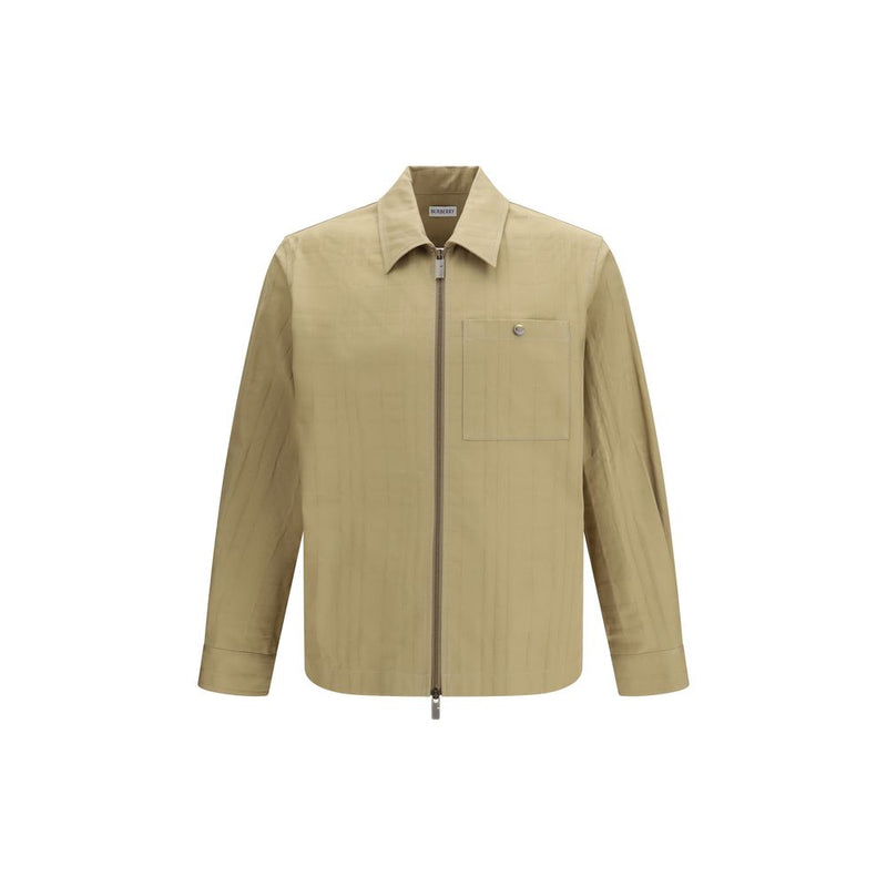 Vestes et manteau en coton beige Burberry