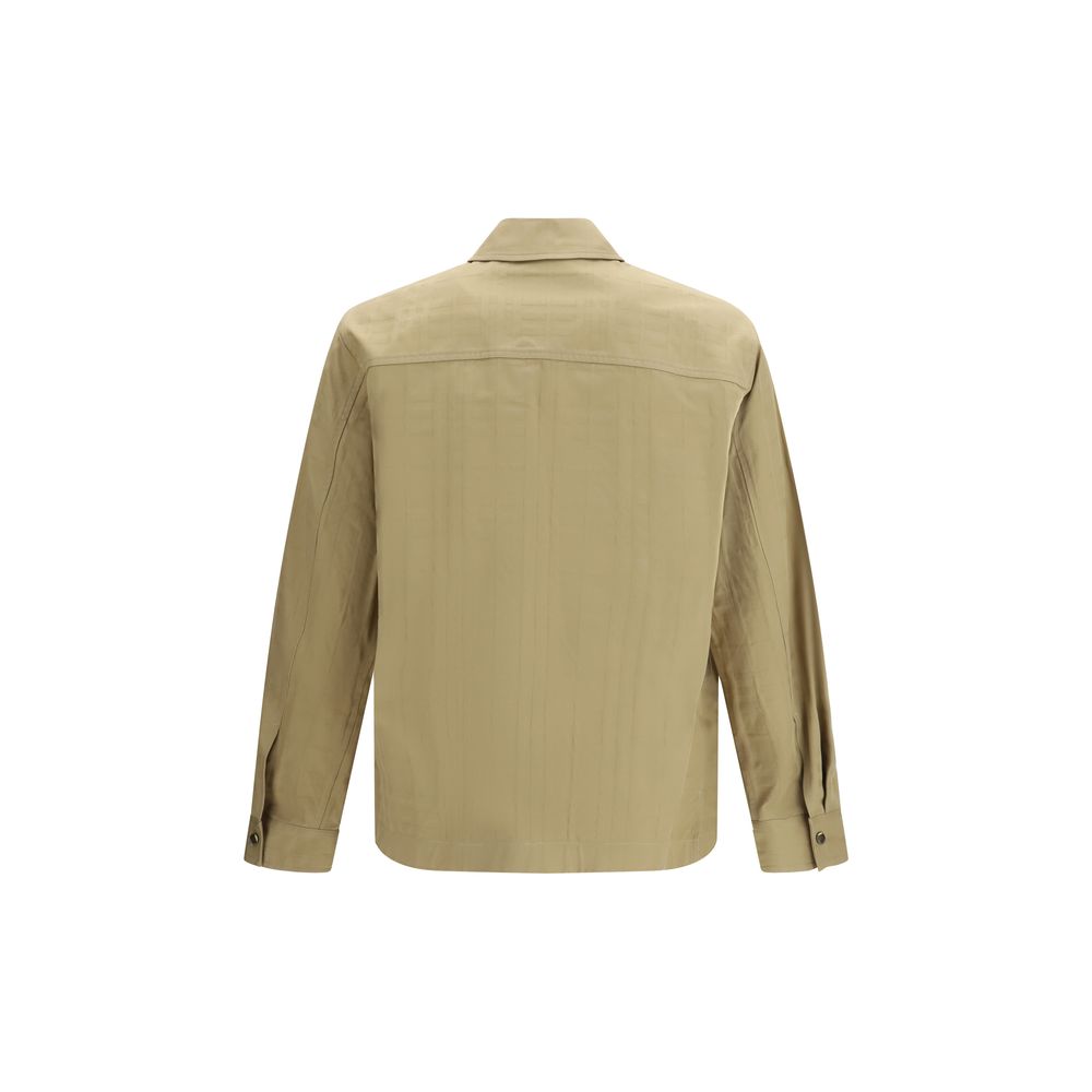 Vestes et manteau en coton beige Burberry