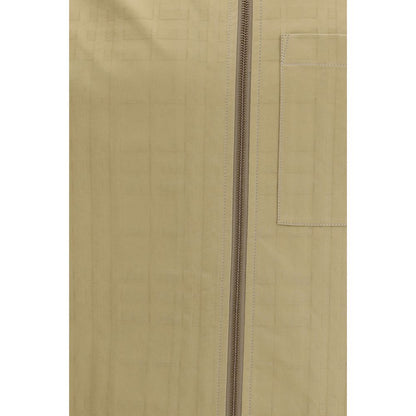 Vestes et manteau en coton beige Burberry