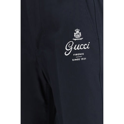 Gucci blauwe katoenen casual broek