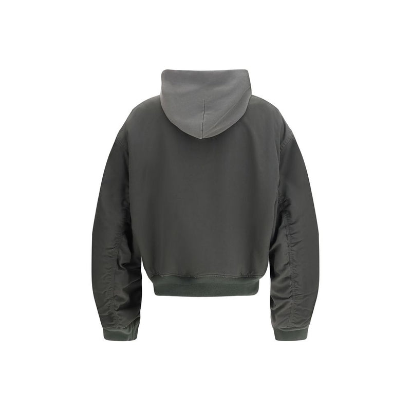 Bomber en coton gris Balenciaga