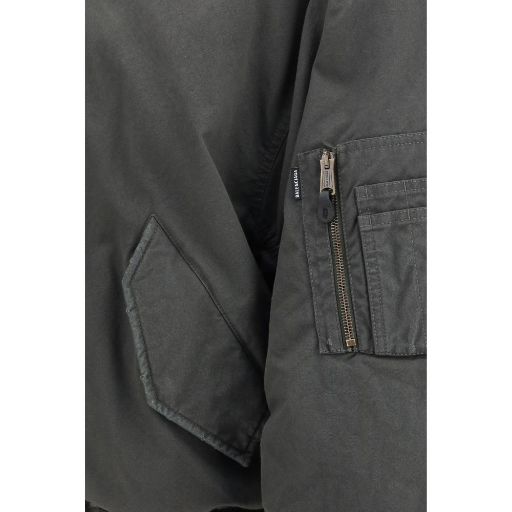 Balenciaga Grijze Katoenen Bomber