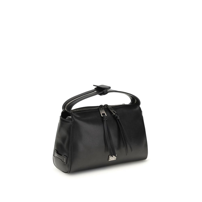 Sac bandoulière Bos Taurus en cuir de veau noir Dolce &amp; Gabbana