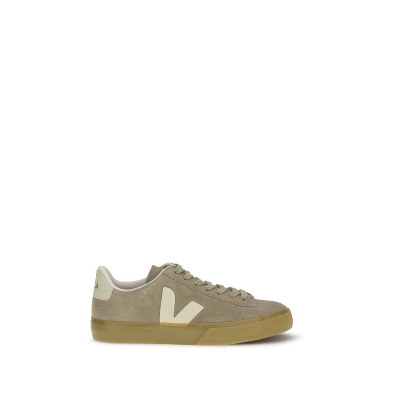 Veja Beige Calf Leather Bos Taurus Sneakers for Women