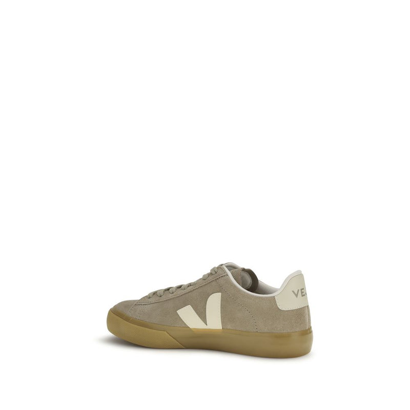 Veja Beige Calf Leather Bos Taurus Sneakers for Women