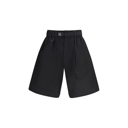 Y-3 Zwarte Katoenen Bermudashorts
