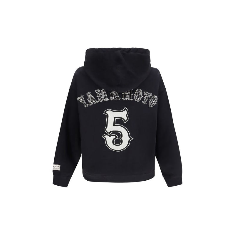 Y-3 Elite 5 Black Cotton Oversized Hoodie
