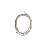Brunello Cucinelli Silver Spiral Bracelet for Women