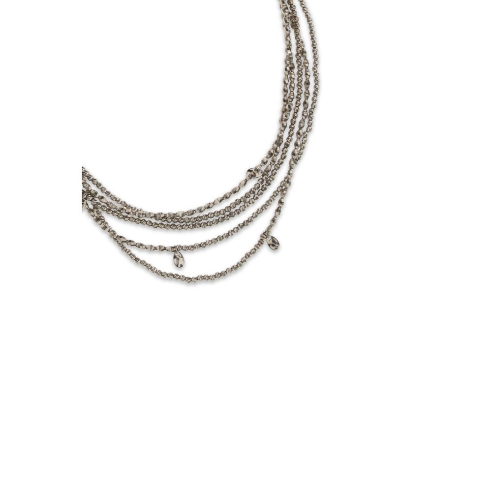 Brunello Cucinelli Silver Spiral Bracelet for Women