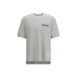 Thom Browne Gray Cotton-Linen T-Shirt for Men