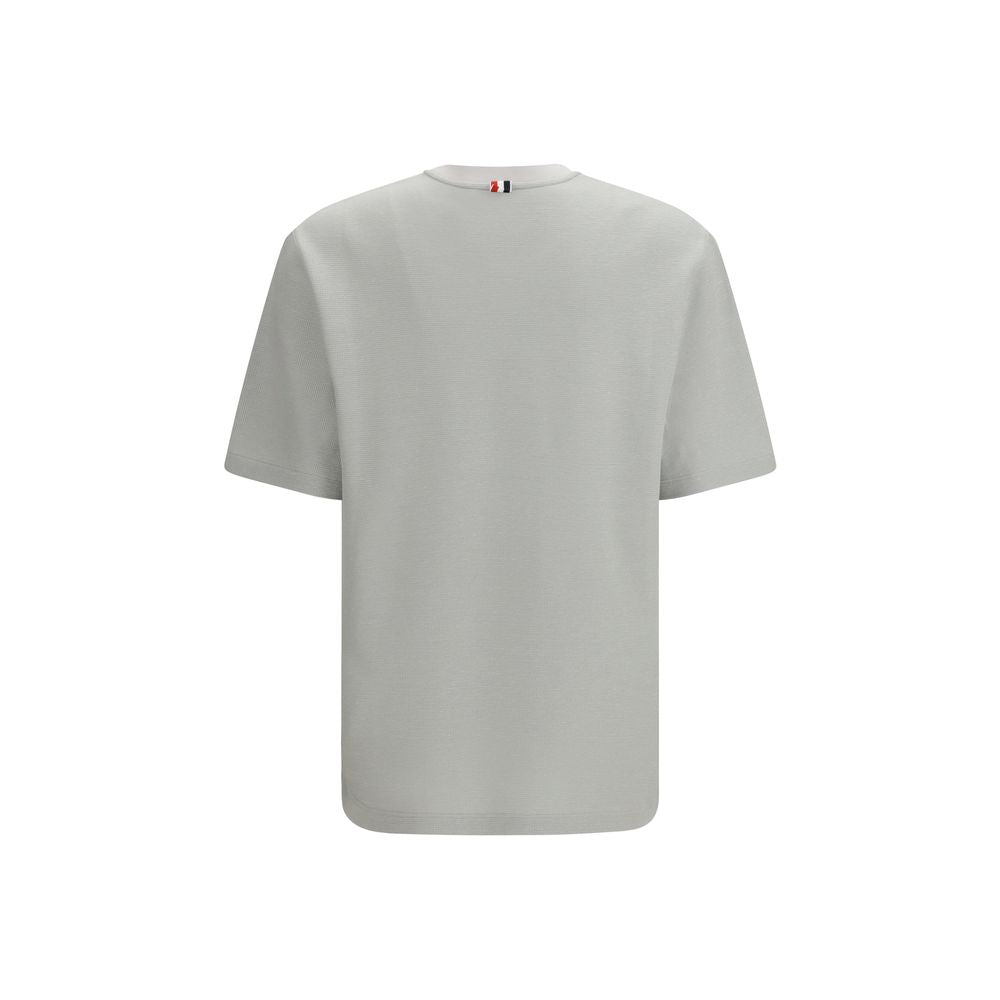 Thom Browne Gray Cotton-Linen T-Shirt for Men