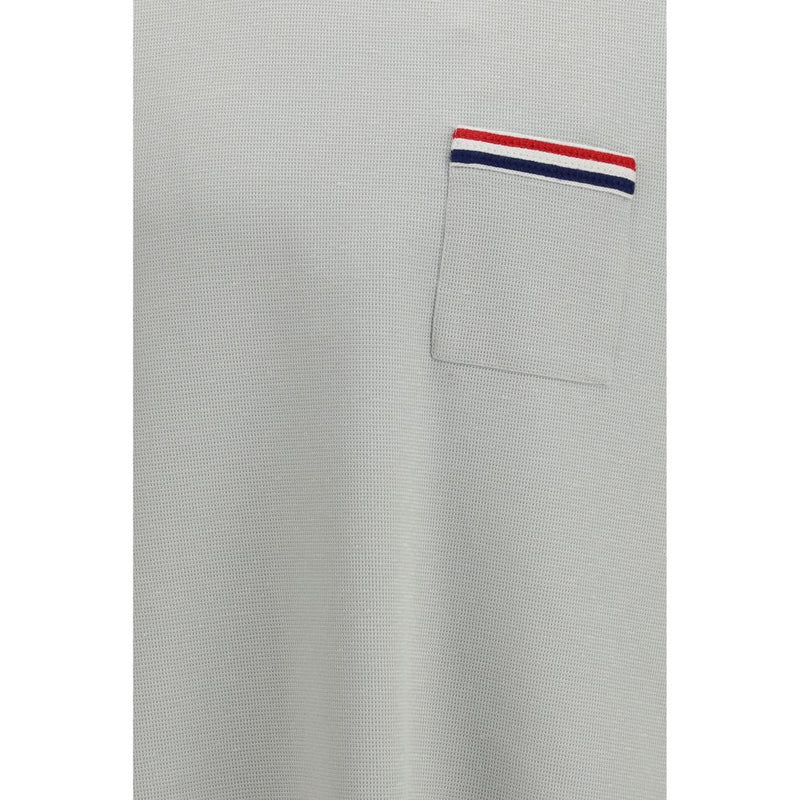 Thom Browne Gray Cotton-Linen T-Shirt for Men