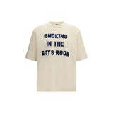 Dsquared² Beige Cotton T-Shirt with Bold Graphic