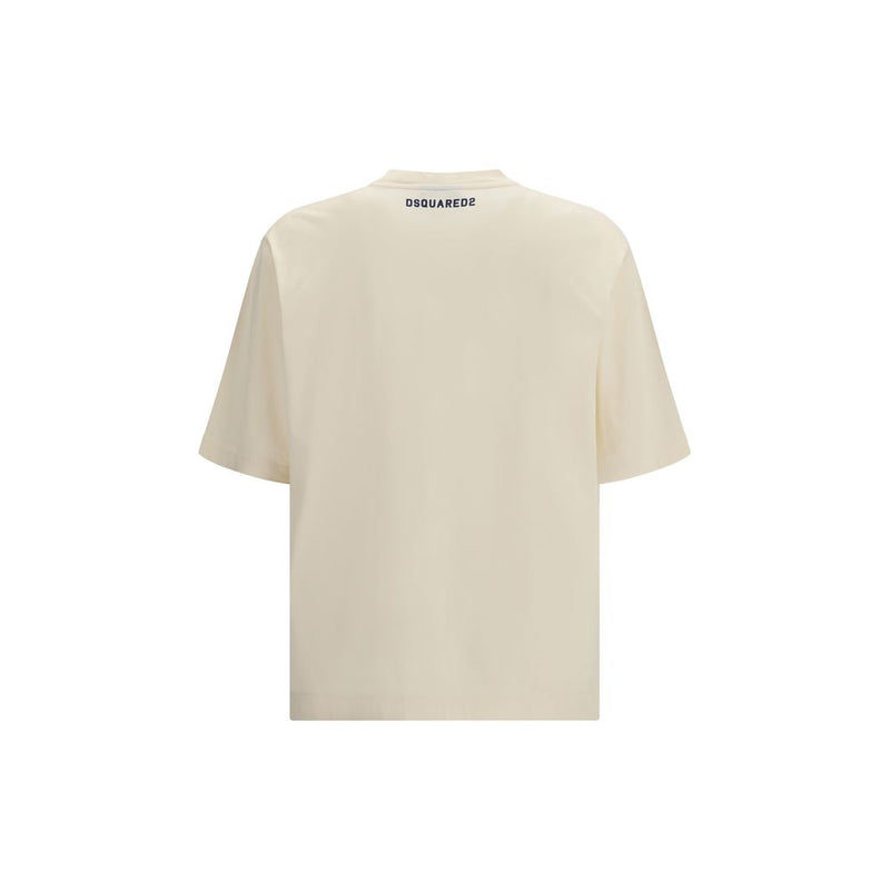Dsquared² Beige katoenen T-shirt