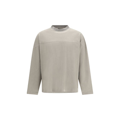 T-shirt à manches longues en coton gris Jacquemus
