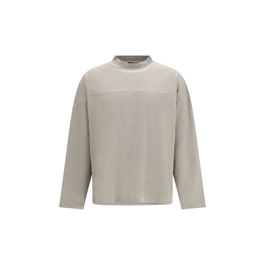 Jacquemus Grijs Katoenen T-shirt met Lange Mouwen