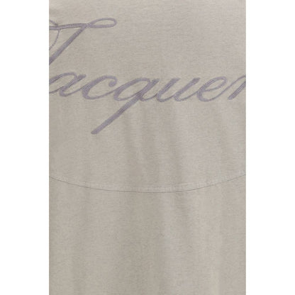 T-shirt à manches longues en coton gris Jacquemus