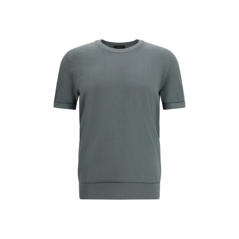 Brioni Bicolor Cotton T-Shirt for Men - Timeless Elegance