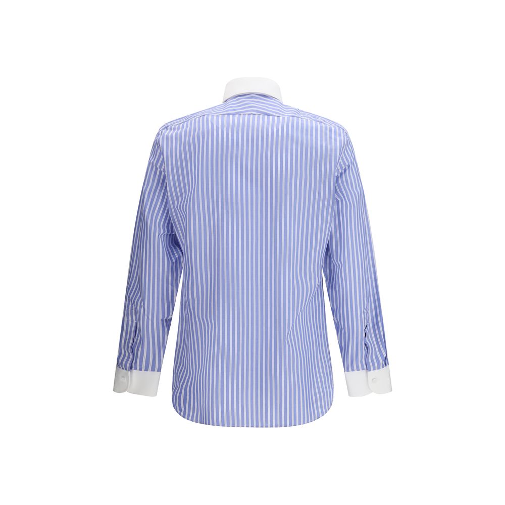 Chemise habillée en coton bleu Tom Ford