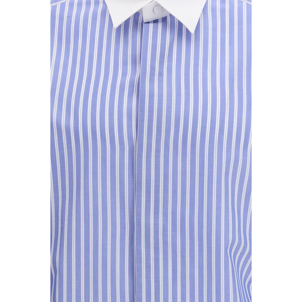 Chemise habillée en coton bleu Tom Ford
