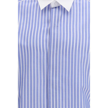 Chemise habillée en coton bleu Tom Ford