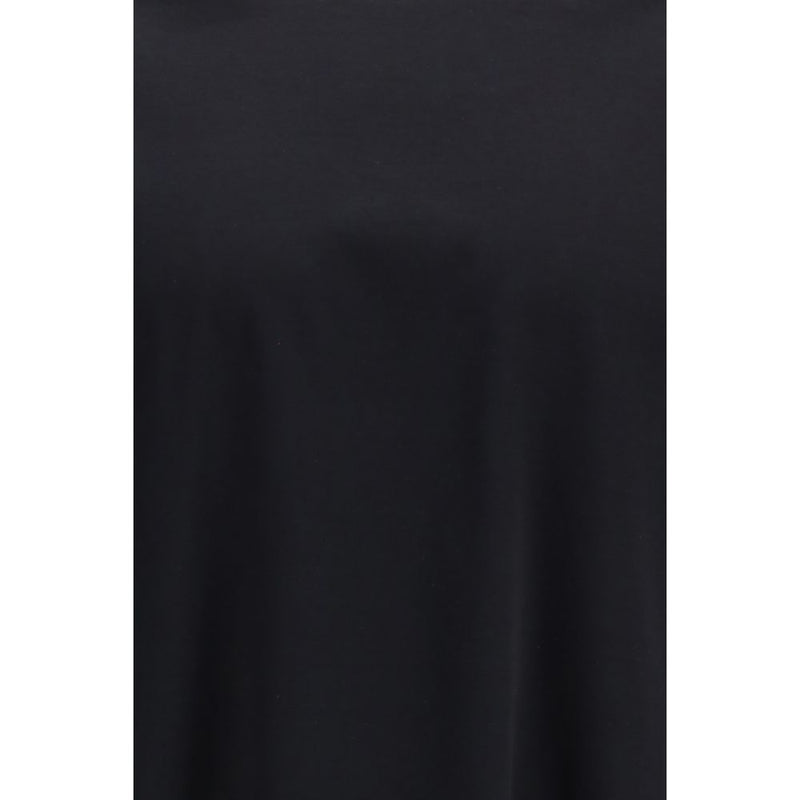 LAMINAR Black Cotton Long Sleeve Sportswear T-Shirt