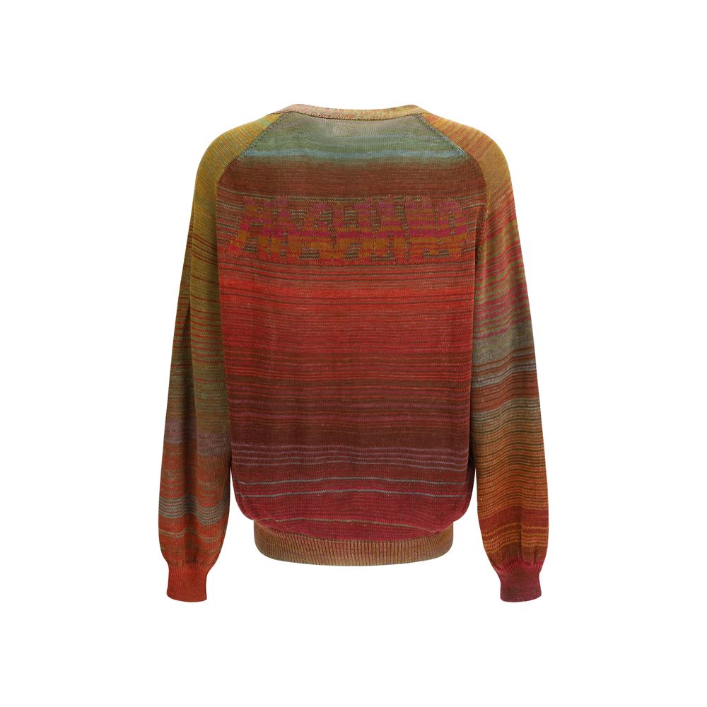 Magliano Multicolor Cotton Grandpa Cardigan for Men
