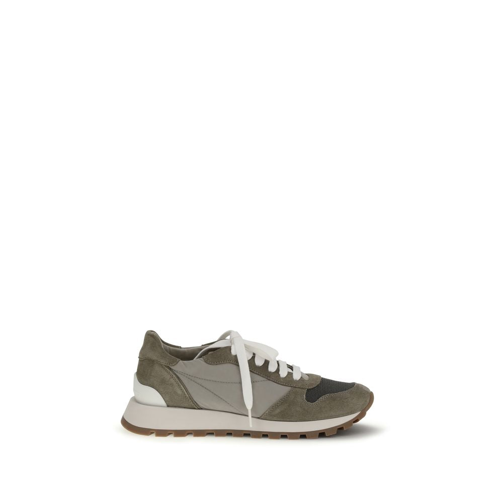 Brunello Cucinelli Bicolor Athletic Sneakers for Women
