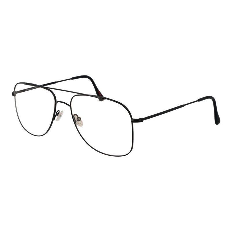 Andy Wolf Black Metal Aviator Glasses (Frames)