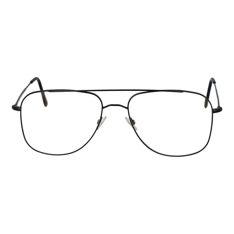 Andy Wolf Black Metal Aviator Glasses (Frames)