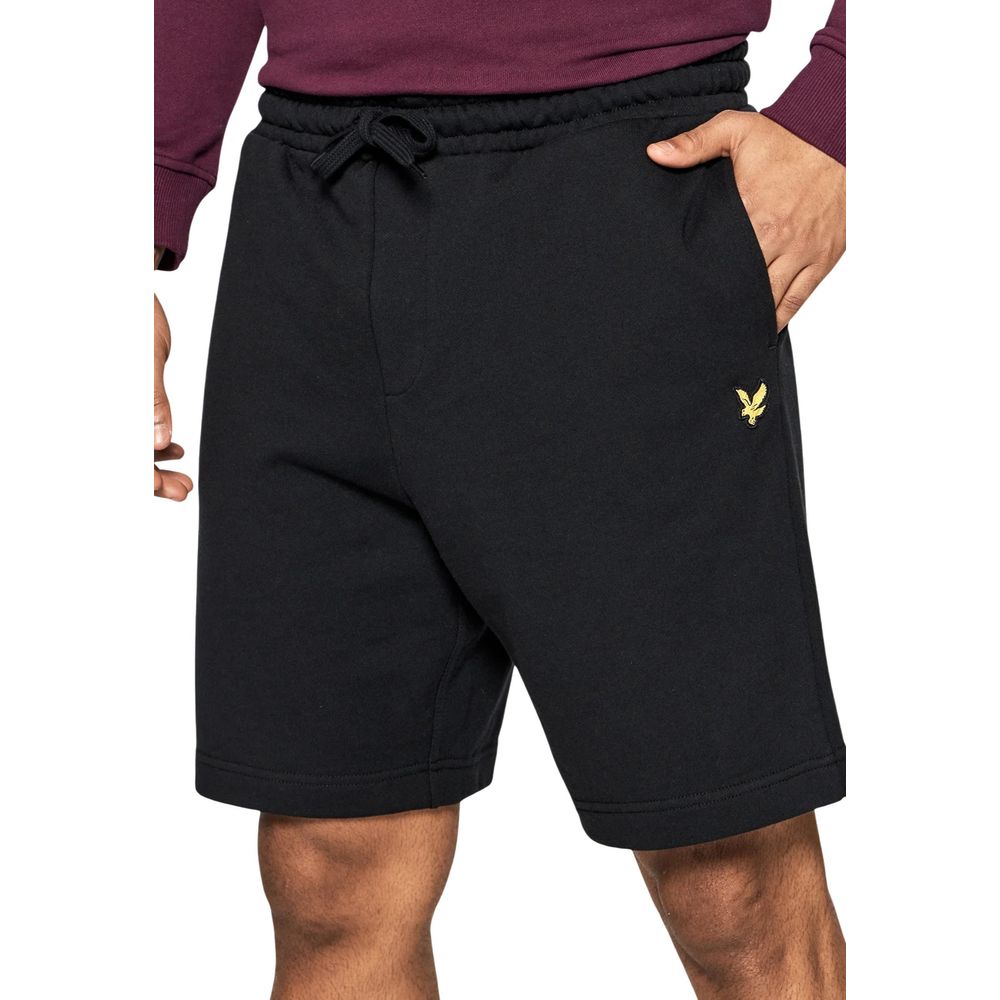 Lyle & Scott Zwarte Katoenen Bermuda Shorts
