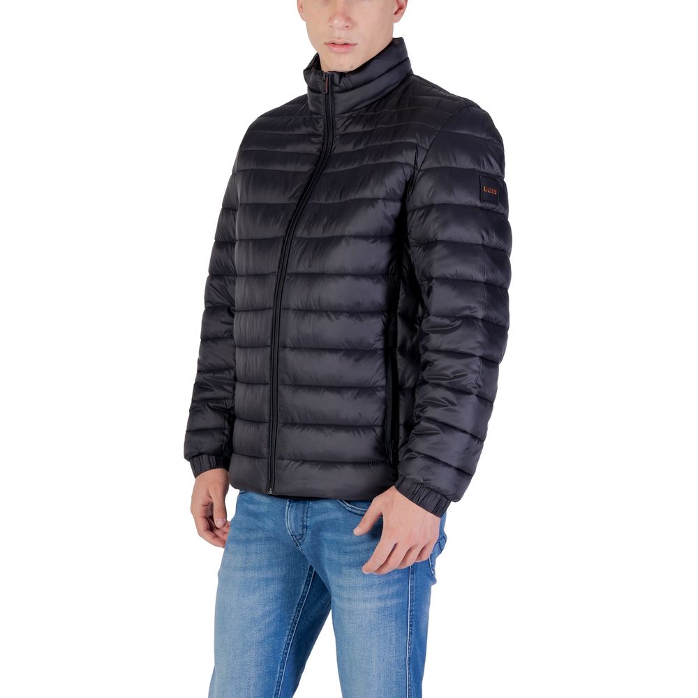 Manteau Hugo Boss noir en polyester recyclé