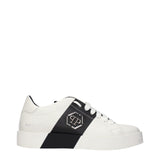 Philipp Plein White Leather Sneakers for Men