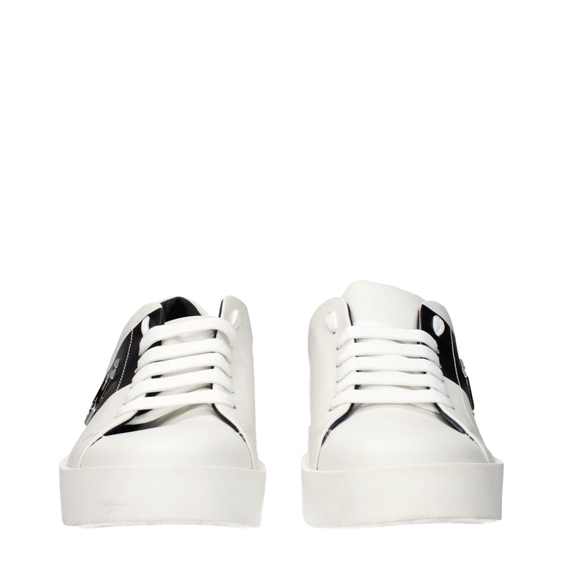 Philipp Plein White Leather Sneakers for Men