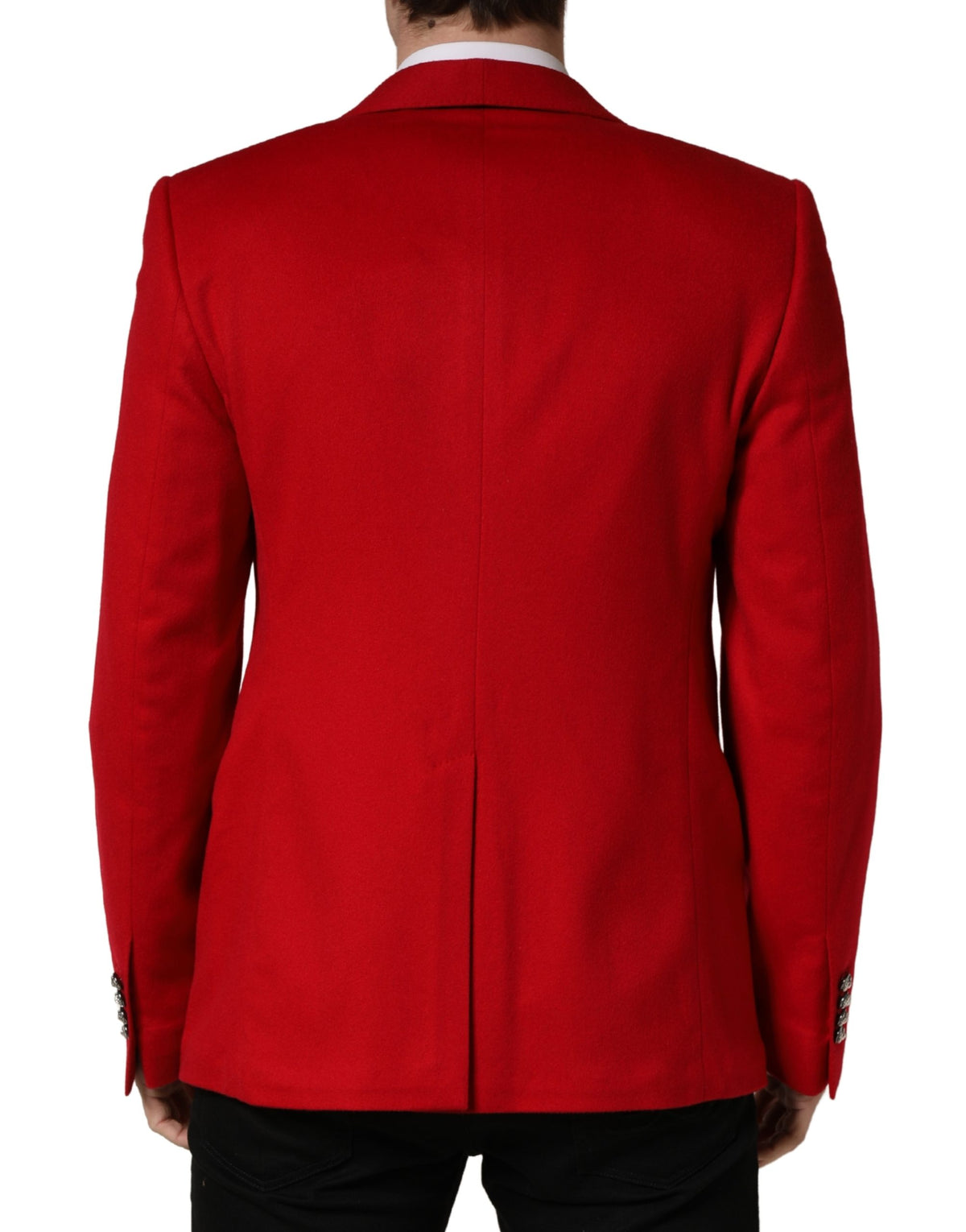 Veste croisée Dolce & Gabbana en cachemire rouge