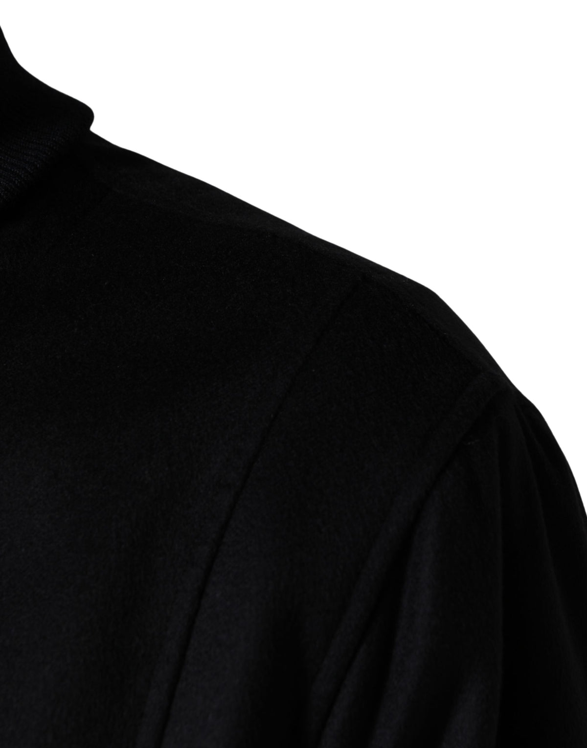 Veste en cachemire noir tricoté à boutons Dolce & Gabbana