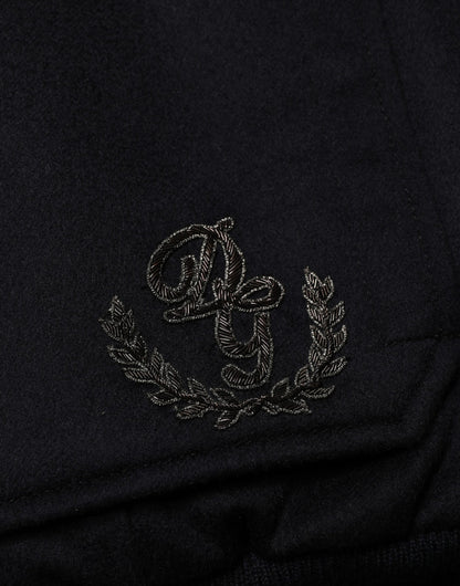 Dolce & Gabbana Zwart Kasjmier Gebreid Jasje Met Knoopsluiting