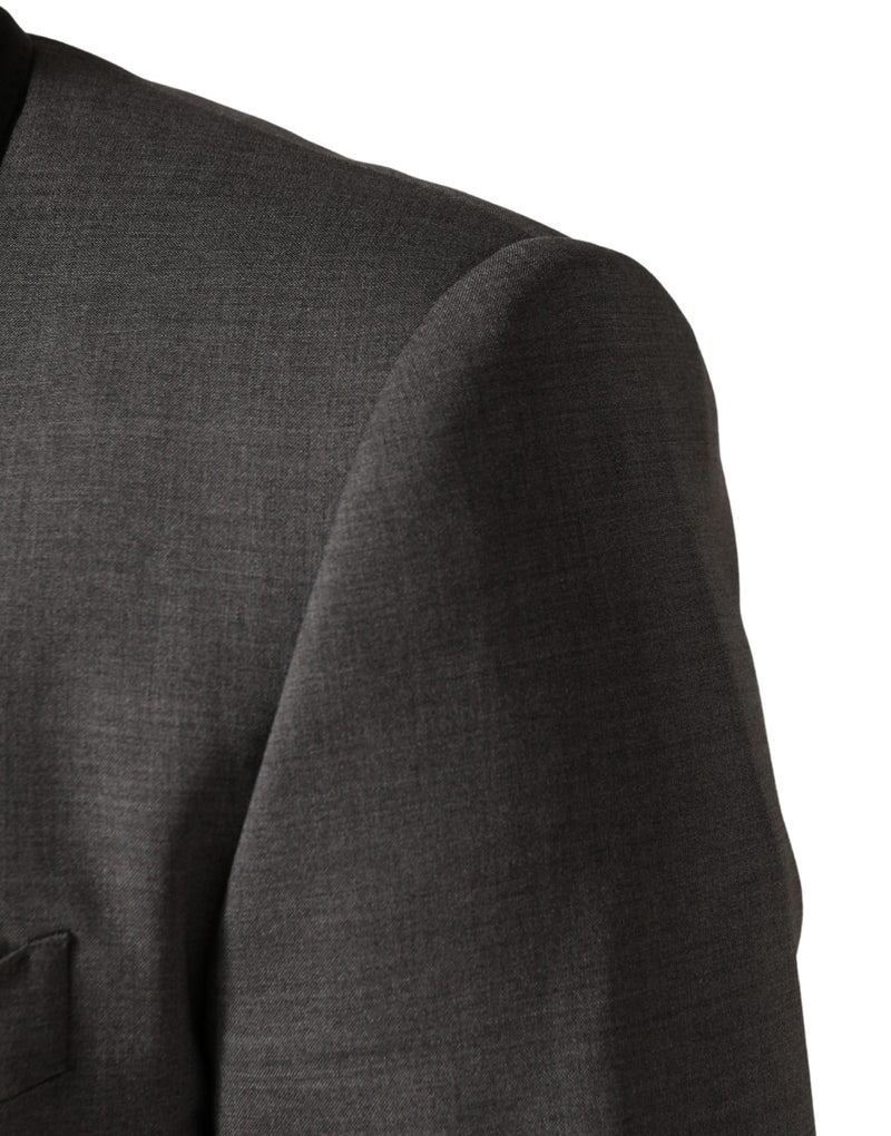 Dolce & Gabbana Gray Wool Single Breasted 3PC Suit