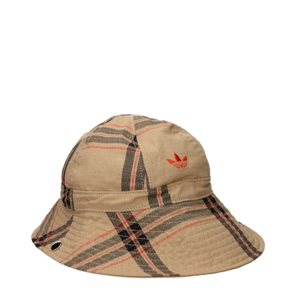 Adidas beige stoffen vissershoed