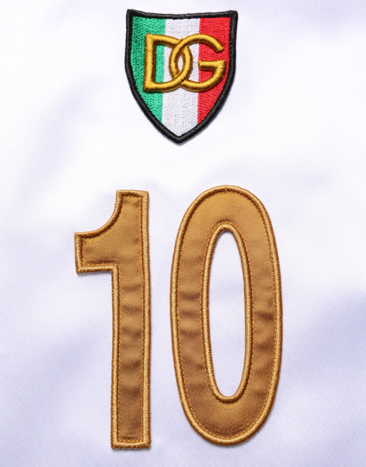 Débardeur en satin Dolce & Gabbana multicolore avec logo DG Italia