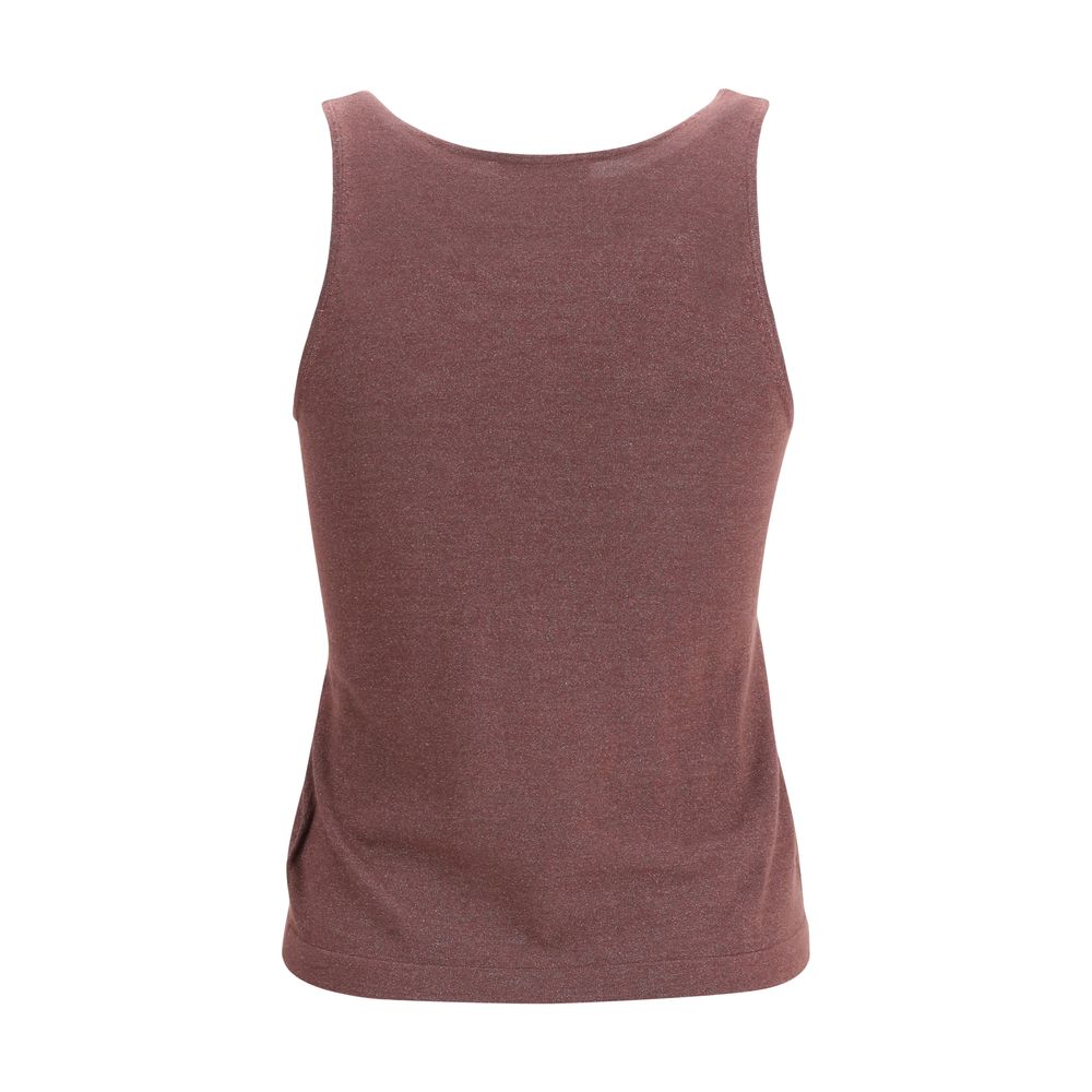 Brunello Cucinelli Bordeaux Cashmere Top - Elegant Layering Essential