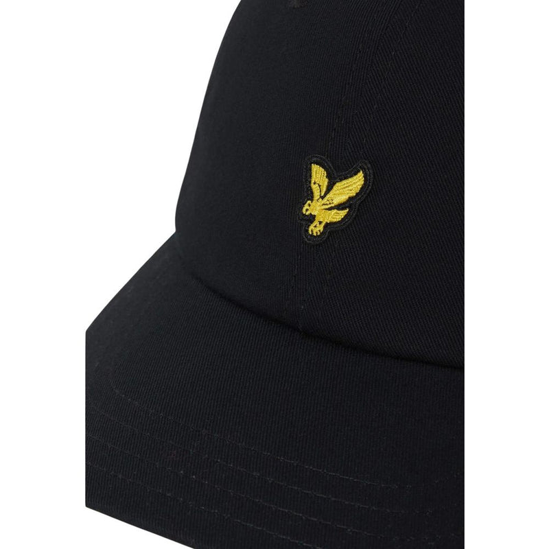 Lyle & Scott Zwarte Katoenen Pet (Baseball Pet)