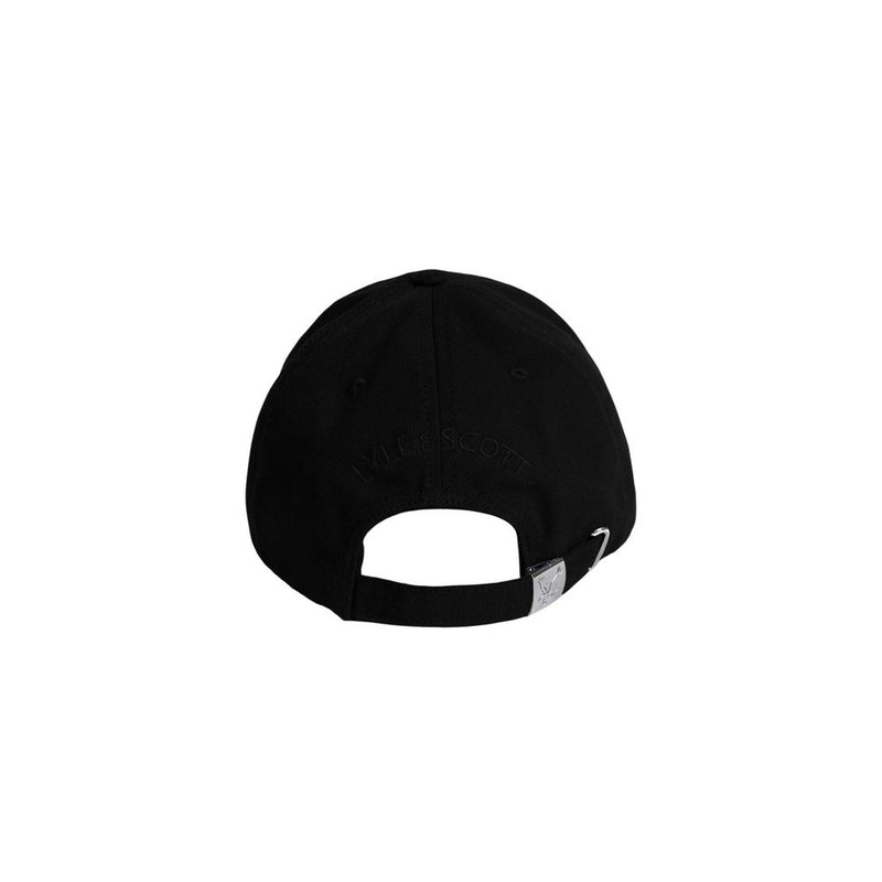 Lyle & Scott Zwarte Katoenen Pet (Baseball Pet)