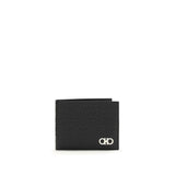 Portefeuille Ferragamo Bos Taurus en cuir de veau noir